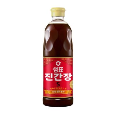 ซอสถั่วเหลืองเกาหลี ดองกุ้ง ดองปู Sempio Soy Sauce Jin S 860ml. 진간장S