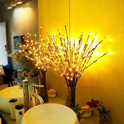 Tree Branch Warm 20 LED Light Light Fairy Lamp Christmas Home Party Decor Flower