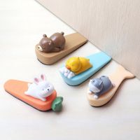 【LZ】 Animal Shaped Door Stopper Wedge Door Catcher Block Guard Prevents Injuries Non Slip Door Stop for Family Office Protection