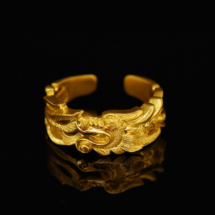 light-amp-z-แหวนทองโบราณสำหรับผู้ชายใหม่แฟชั่นคู่รักแหวนทองบุคลิกภาพ