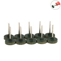 ☂✆ 10pcs 20/25mm Rubber Polishing Burr Abrasive Grinding Wheel 3mm Shank for Dremel