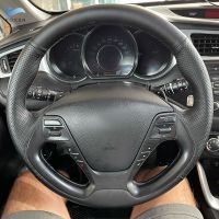 Braid Steering Wheel For Kia K3 2013 K3S 2014 K2 Rio 2015 2016 Ceed 2012-2017 Cerato 2013-2017 Car Steering Wheel Leather Cover