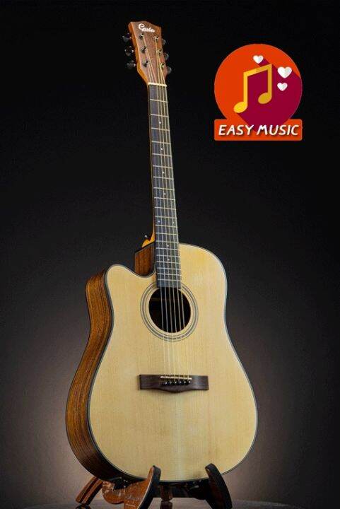 กีตาร์โปร่งไฟฟ้า-gusta-dm3lce-ii-41-มือซ้าย-acoustic-electric-guitar-left-hand