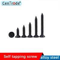 Hitam 8.8 kepala datar soket Hex sekrup mengetuk KA kuku soket segi enam tutup kepala Countersunk sekrup Self Tapping Screw 20 buah