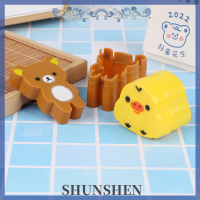 SHUNSHEN แม่พิมพ์3D ข้าวปั้น1คู่แม่พิมพ์ข้าวปั้นแกดเจ็ตเบนโตะอุปกรณ์ DIY แม่พิมพ์ Onigiri