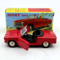 ของเล่นขนาด1:43 Dinky Atlas 511 Cablet 204 Peugeot สีแดงโมเดลรถรุ่นลิมิเต็ดเอดิชั่น