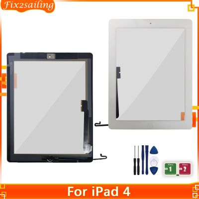 ✗☍ 100 Tested For iPad 4 A1458 A1459 A1460 Outer LCD Touch Screen Digitizer Front Glass Panel Replacement