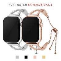 Woman Strap For Apple Watch Band 44mm 45mm 40mm 41mm 42 38 49 Stainless Steel Fashion Metal Bracelet iWatch Series 8 7 SE 6 5 4