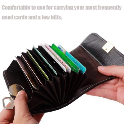 Womens Small Rfid Credit Card Case Wallet Leather Coin Purse Small RFID Blocking Card Holder Purse