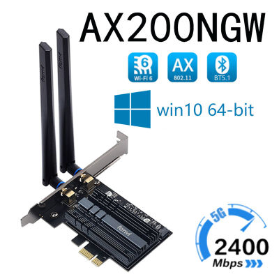 Fenvi Tri Band 5374Mbps Wireless Network Card Wi-Fi 6E In AX210 WiFi Adapter AX200NGW 802.11acax Bluetooth 5.2 For Desktop