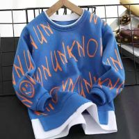 【CC】 Sweatshirts Boys Sleeve Pullovers moletom Fashion sudaderas Kids Cotton Teens Children Clothing