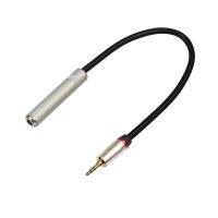 3.5mm male gold to 6.35mm 1/4 female cable 3.5 Plug To 6.35 Jack Stereo Speaker Audio Adapter Converter For Microphones