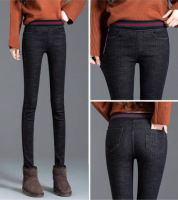 Women Legging Jeans Stretchable Color Waist Pocket Skinny Pants