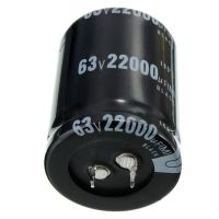 KENTON High Capacity Inline Capacitor Practical 63V 22000UF Electrolytic Capacitor Convenient Electronic Components Dimension 35x50mm 105 Celsius High Quality Aluminum Electrolytic Amplifier SoundMulticolor