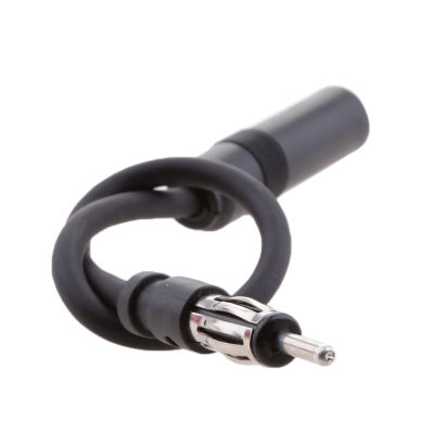 【CW】25cm Car FM &amp; AM Antenna Male To Female Adapter Extension Cable Cord Wire Black High Quality Adapter Extension Cable
