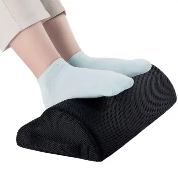 Under Desk Foot Rest Compact Feet And Leg Rest Pillow Leg Feet Support Tilt  Angle Foot Stool Under Desk Footrest For Gaming, Pink 