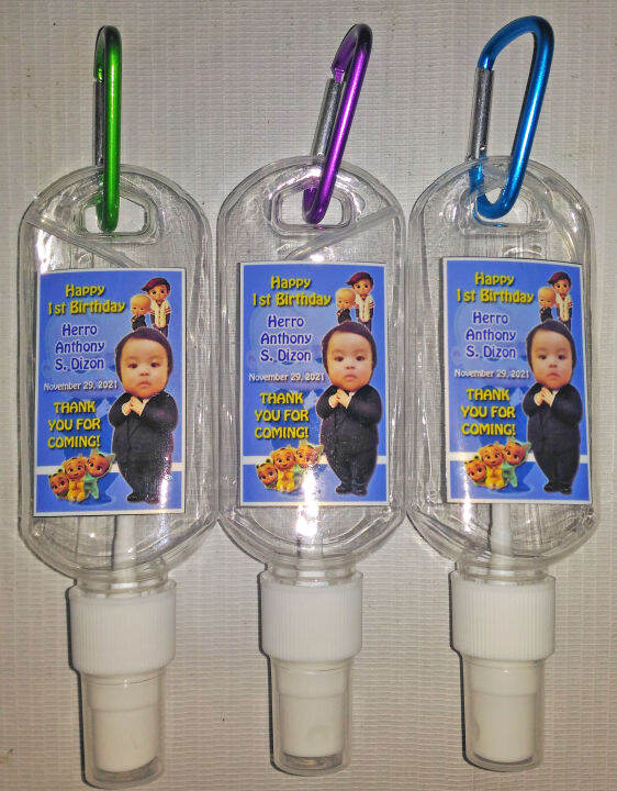 P25.00 per piece BOSS BABY FreeLayout Personalized Spray Bottle