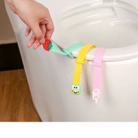 Cartoon Toilet Lid Lifter Seat Silicone Handle Holder Toilet Lid Lift Tool Silicone Cute Toilet Seat Lift