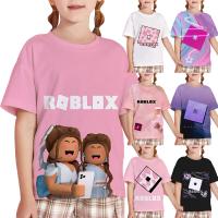 3-14 Years Old  Girls T-Shirt Pattern Printed Childrens Shirt Daily Short-Sleeve