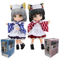 14ซม. Catgirl Maid Sakura อะนิเมะรูป Catgirl Maid Yuki Action Figure Collection ตุ๊กตาตุ๊กตาของเล่นผ้าจริง Clothes