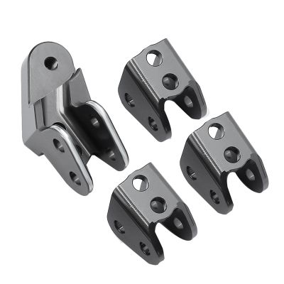 4Piece Axle Mount Set Suspension Links Stand for 1/10 RC Crawler Car Redcat Gen8 Metal Upgrade Parts ,Black