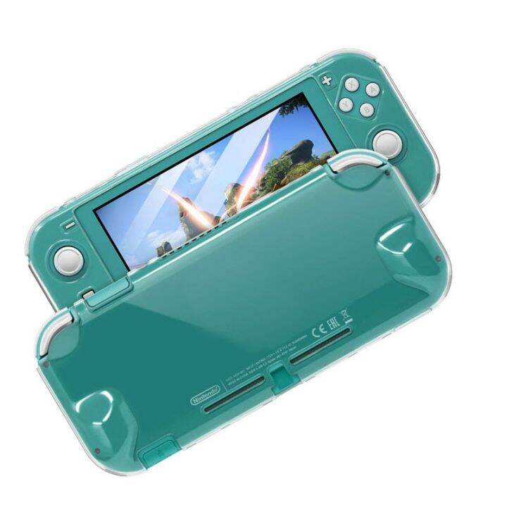 เคสแข็งเคสครอบปกป้อง-pc-ใสสำหรับ-nintendo-switch-lite-ns-มินิคอนโซลเกมคริสตัลใสใสปกป้องเต็มรูปแบบ