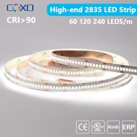 5m High-end 2835 LED Strip Light 240 LEDs/m 16.4ft Flexible Ribbon Led Tape RA90 SMD2835 Led Lights 3000K DC12V 24V LED Strip Lighting