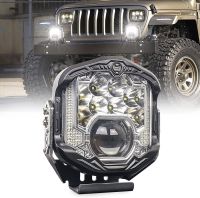 ไฟขับรถแอลอีดีทางวิบากพร้อมสปอตไลท์สีขาว Drl 7นิ้วสำหรับรถกระบะ4x 4 Utv Atv Suv แพ็ค1ชิ้น