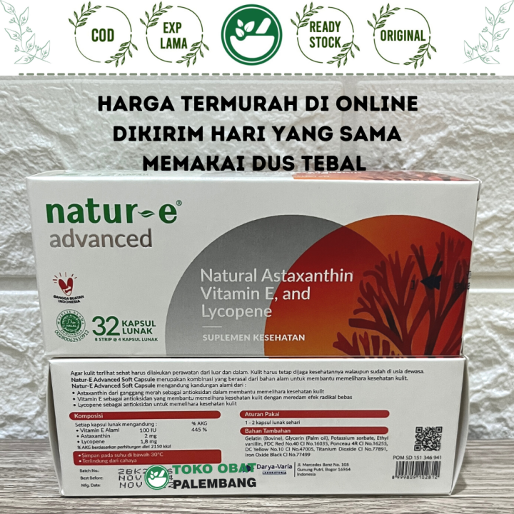 PROMO NaturE Advanced 32 kapsul Astaxanthin Natural Vitamin E Lycopene
