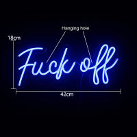 Letter Neon Sign Light สำหรับตกแต่งผนังห้องสีฟ้าสีชมพู Backboard โปร่งใส Flex อะคริลิค Novelty Neon Light Sign Night Lamp