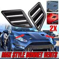 1Pair Car Front Hood Bonnet Air Outlet Vent Cover Trim for Ford Focus MK2 Fiesta Corsa Lancer Evolution