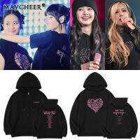 MAYCHEER   BLACKPINK - Hoodies สำหรับคู่รักชายและหญิงปาร์คแช-กุหลาบรุ่นเดียวกันสเวตเชิ้ตคู่รักแฟชั่นใหม่บ้าคลั่งที่ต้องมีสำหรับคอนเสิร์ต