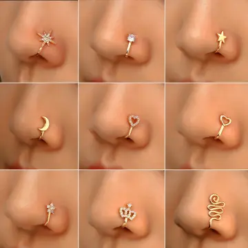 Buy Silvermerc Designs Rajputi Besar Pearl Nose Ring online