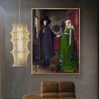 Van Eyck Dollfini งานแต่งงานภาพผ้าใบภาพวาดโปสเตอร์พิมพ์-ภาพวาดที่มีชื่อเสียง Wall Art รูปภาพสำหรับ Room Wall Home ตกแต่ง