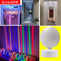 Modern Creative LED Ray Round Wall Lamp Living Room Corridor Party K Decoration​​ Indoor Lighting LED Ceiling Chandelier