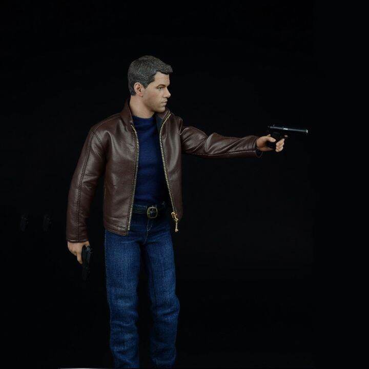 1-6-scale-matt-damon-male-man-agent-suit-leather-jacket-shirt-jeans-pants-accessories-clothing-clothes-set-12-inches-figures