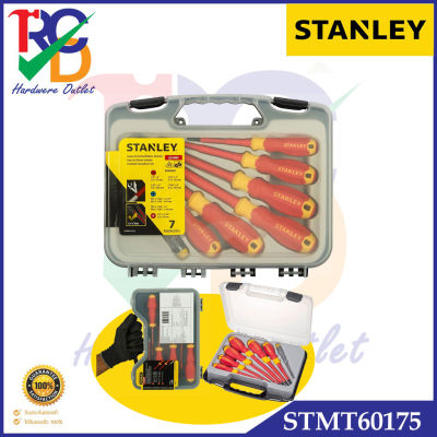 STANLEY ชุดไขควงหุ้มฉนวน+ไขควงวัดไฟ รุ่น STMT60175 7pcs. VDE Screwdriver Set