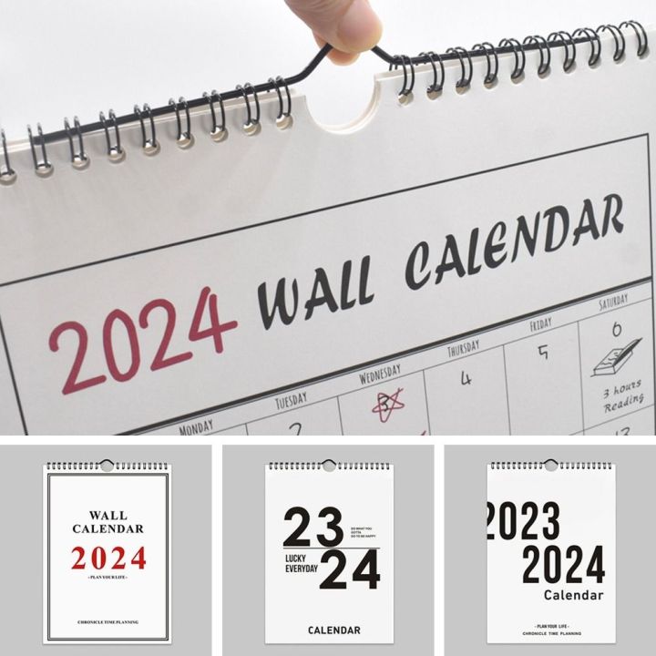 HDO4332 Multifunction Wall Calendar 2024 Yearly Daily Schedule Useful