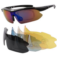 【cw】 Classic Polarized Glasses for Riding Mens and Womens Outdoor Sports Five Pairs of es with Myopia Frame Bicycle Glasses