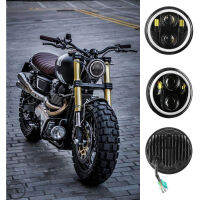 AUXBEAM 5.75 "6000K รถจักรยานยนต์ LED Projector ไฟหน้าสำหรับ Harley สำหรับ Davidson Dynasoftail Customsportster XL 883 XR 1200