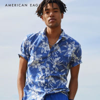 American Eagle Tropical Button-Up Resort Shirt เสื้อเชิ้ต ผู้ชาย แขนสั้น (NMSH 015-5994-450)