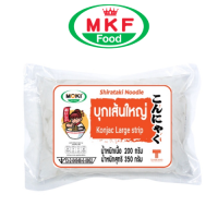 MOKI บุกเส้นใหญ่ 200 กรัม (FK0205-1) บุกเพื่อสุขภาพ Konjac Large Strip Keto คีโตเจ คลีน ก๋วยเตี๋ยว Low Kcal Gluten Free