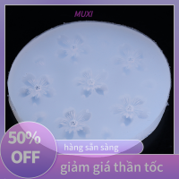 ?【HOT SALE】MUXI 1PC Flower ซิลิโคนแม่พิมพ์เรซิ่นเครื่องประดับทำหัตถกรรมศิลปะ