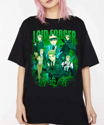Spy X Family Anime Shirt Loid Forger Tshirt Japanese Manga Anya Forger Tshirts Cute Spy X Family Camisas Gildan Spot