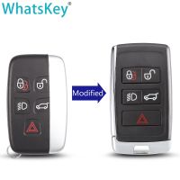 Whatskey ซองใส่กุญแจรถรีโมทสมาร์ทสำหรับที่ดินโรเวอร์เรนจ์โรเวอร์กีฬาค้นพบ4 Evoque 2010-15 LR4สำหรับจาร์กัว XF XE XJ