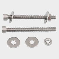 【CW】 1set stainless steel socket through wall screw long extended bolt pair rod M6 M8