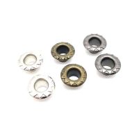 100pcs 5mm Hole Sun Flower Metal Eyelets for Scrapbooking Shoes Boots Belt Cap Bag Clothes Sewing Leather Craft DIY Accessories  Pliers