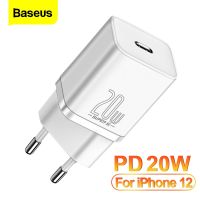 Baseus ที่ชาร์จ USB PD 20W Type C ที่ชาร์จ USBC ชาร์จเร็วแบบ QC3.0สำหรับ12Pro J15ชาร์จโทรศัพท์มือถือติดผนัง