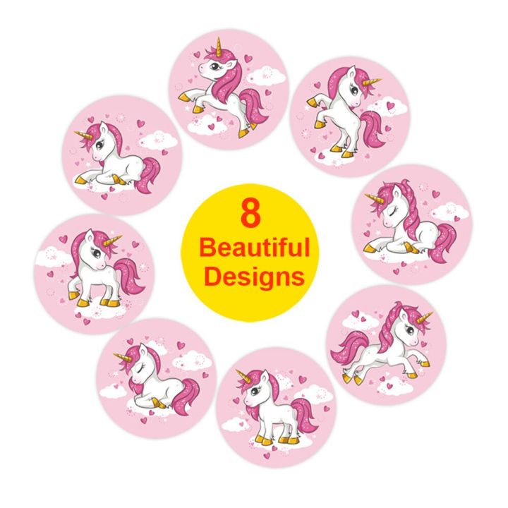 100-500pcs-animal-unicorn-sticker-kids-reward-sticker-gift-decoration-label-teacher-encouragement-student-stationery-stickers-stickers-labels