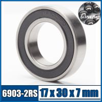 6903 Hybrid Ceramic Bearing 17x30x7 mm ABEC-1 ( 1 PC ) Bicycle Bottom Brackets Spares 6903RS Si3N4 Ball Bearings